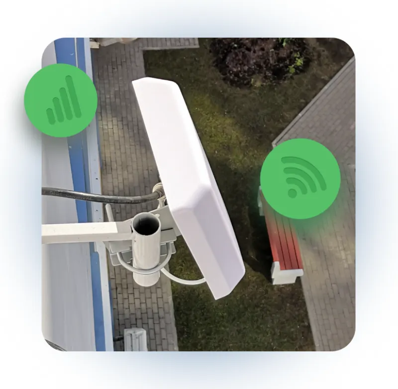 В жилых комплексах