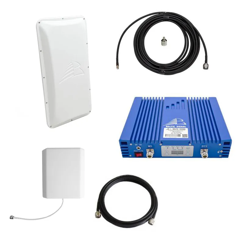 Усилитель 3G/4G Baltic Signal BS-3G/4G-80-kit (до 800 м2)