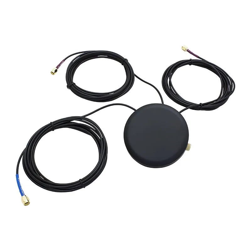 Антенна 4G/WiFi/GPS-ГЛОНАСС (врезная 2дБ, кабели 3м., 3xSMA)