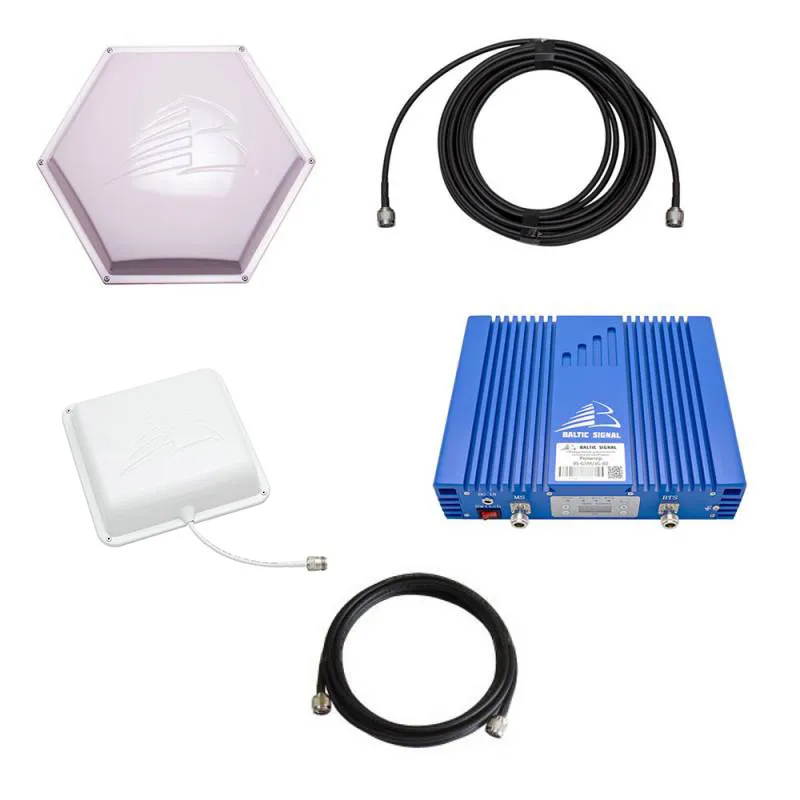 Усилитель GSM+3G Baltic Signal BS-GSM/3G-80-kit (до 800 м2)