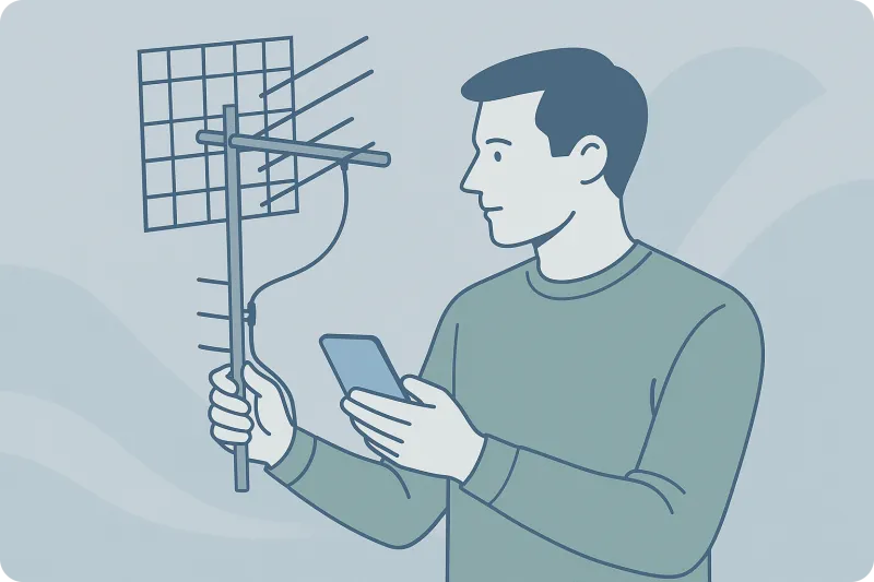 Самодельная антенна для мобильной связи