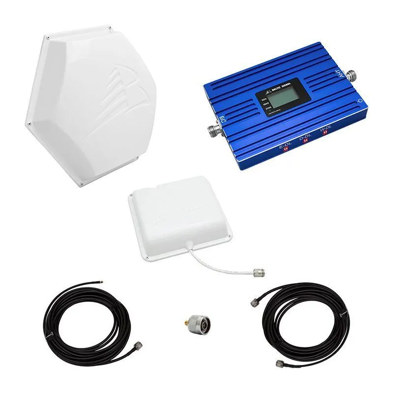 Комплект усиления 2G, 3G и 4G Baltic Signal BS-GSM/DCS/3G-70 для дачи (до 300 м²)