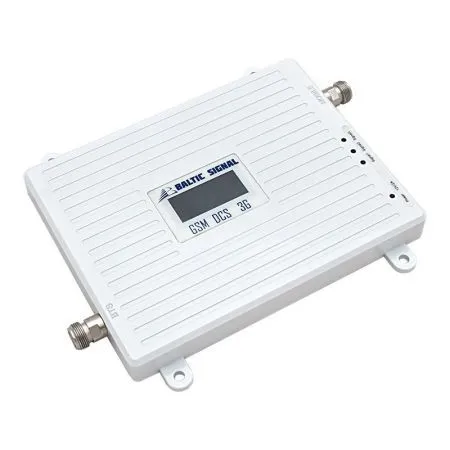 Купить комплект усиления gsm+3g+lte baltic signal bs-gsm/dcs/3g-65-kit (до 200 м2) по доступной цене в СПБ | Полоса частот 