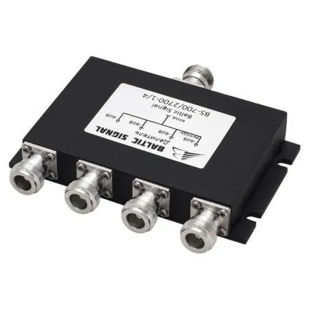 Купить делитель мощности baltic signal bs-700/2700-1/4 по доступной цене | Полоса частот 