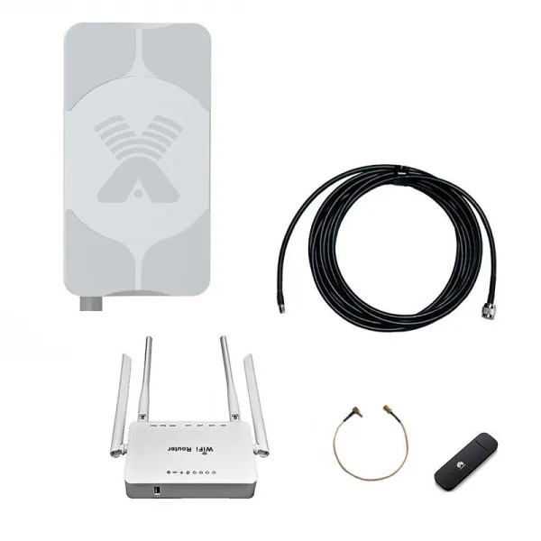 Комплект 3G/4G-WiFi Интернет на дачу Стандарт 17 дБ