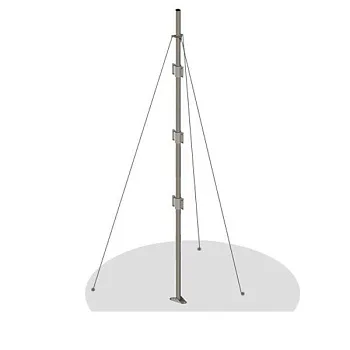 Мачта антенная M60D4 (6 метров) алюминиевая, составная