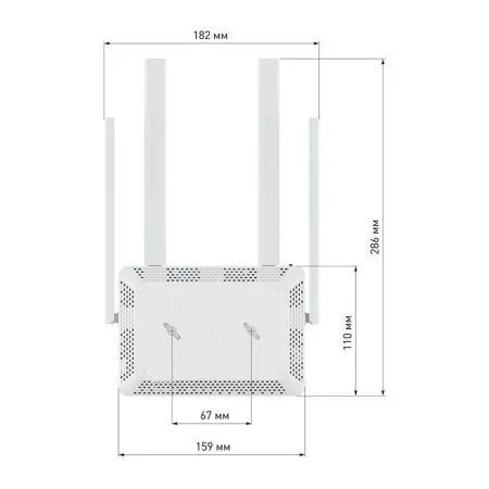 Купить netcraze speedster (nc‑3013) - гигабитный wi‑fi ac1200 роутер по доступной цене | Полоса частот 