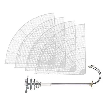 Купить параболическая антенна prisma 3g/4g mimo (прямофокусная, 2 x 27 дб) по доступной цене | Полоса частот 