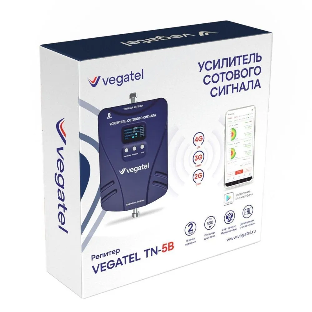 Купить Комплект Vegatel TN-5B по доступной цене | Полоса частот 