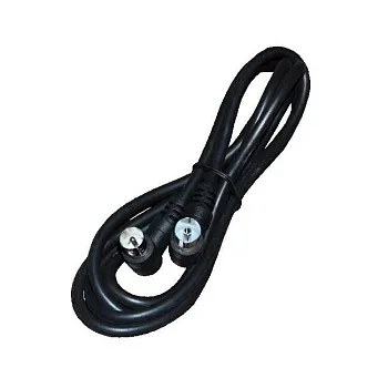 Шнур штекер ТВ - гнездо ТВ, угловой, 1,5м