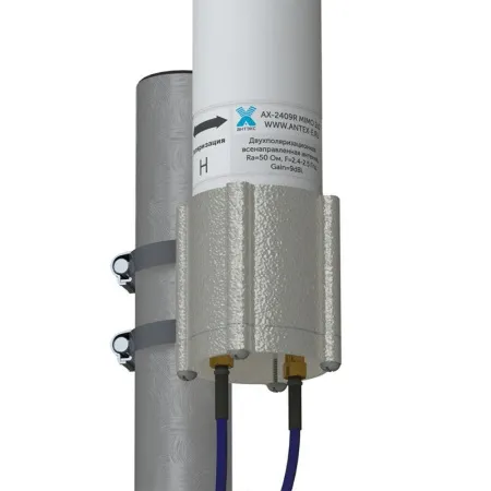 Купить антенна wifi ax-2409r mimo (всенаправленная, 2 x 9 дб) по доступной цене | Полоса частот 