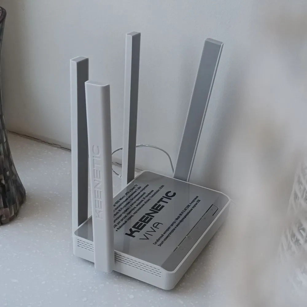 Купить роутер usb-wifi keenetic viva (kn-1913) по доступной цене | Полоса частот 