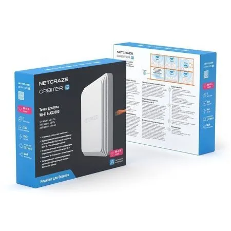 Купить точка доступа wifi netcraze orbiter 6 (nap-630) в СПБ по доступной цене | Полоса частот