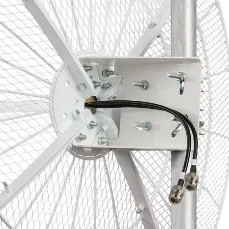 Купить параболическая антенна prisma 3g/4g mimo (прямофокусная, 2 x 27 дб) по доступной цене | Полоса частот 