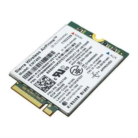 Купить модем 3g/4g m.2 sierra wireless em7455 в СПБ по доступной цене | Полоса частот 
