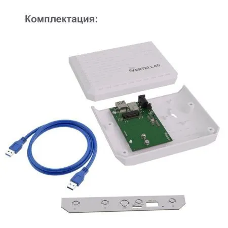 Купить адаптер vt-station-blue для м.2 модемов с usb 3.0 в СПБ по доступной цене | Полоса частот 