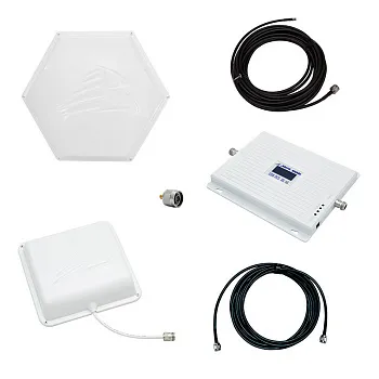 Комплект Baltic Signal для усиления GSM, DCS, 3G, 4G (до 200 м2)