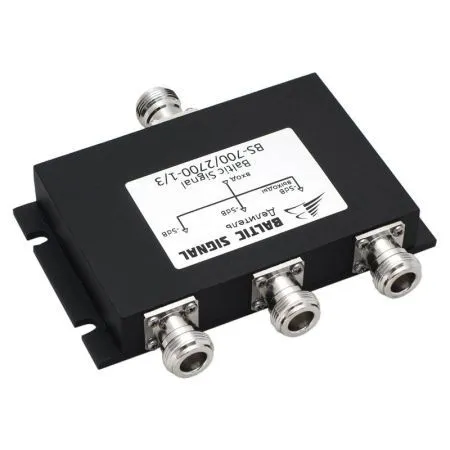 Купить делитель мощности baltic signal bs-700/2700-1/3 по доступной цене | Полоса частот 