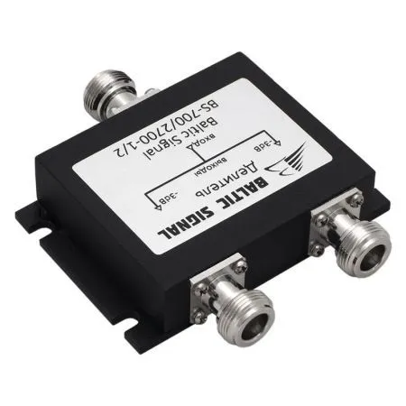 Купить делитель мощности baltic signal bs-700/2700-1/2 по доступной цене | Полоса частот 