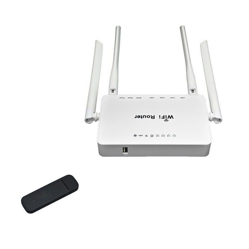 Комплект WiFi-роутера ZBT 1626 и 3G/4G-модема Huawei 3372