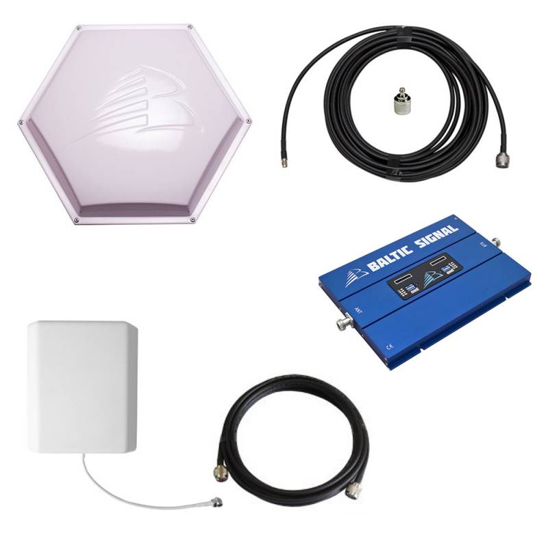Усилитель GSM+3G Baltic Signal BS-GSM/3G-70-kit (до 300 м2)